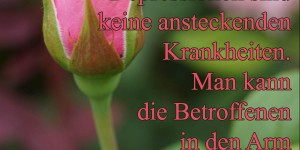 Beitragsbild des Blogbeitrags Depressionen sind keine ansteckenden Krankheiten. Man kann die Betroffenen in den Arm nehmen und es hilft sogar.