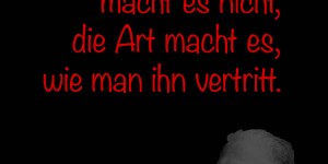 Beitragsbild des Blogbeitrags Der Standpunkt macht es nicht, die Art macht es, wie man ihn vertritt.