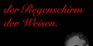 Beitragsbild des Blogbeitrags Der Humor ist der Regenschirm der Weisen. 