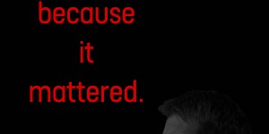 Beitragsbild des Blogbeitrags It hurts because it mattered.