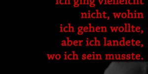 Beitragsbild des Blogbeitrags Ich ging vielleicht nicht, wohin ich gehen wollte, aber ich landete, wo ich sein musste.