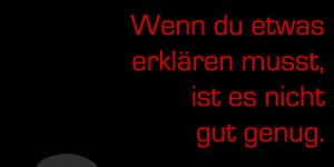 Beitragsbild des Blogbeitrags Eine Benutzeroberfläche ist wie ein Witz. Wenn du etwas erklären musst, ist es nicht gut genug.