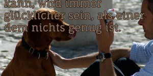 Beitragsbild des Blogbeitrags Ein Mensch der sich über Kleinigkeiten freuen kann, wird immer glücklicher sein, als einer dem nichts genug ist.