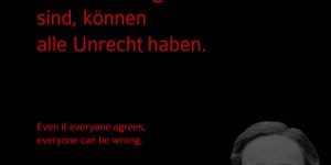Beitragsbild des Blogbeitrags Auch wenn alle einer Meinung sind, können alle Unrecht haben.