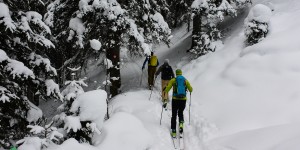 Beitragsbild des Blogbeitrags Filzmooshörndl (2187m) und Loosbühel (2048m) – zwei Gipfel und vier paar Tourenski
