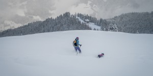 Beitragsbild des Blogbeitrags Skitour Penkkopf (2011m) – Schneeloch oberhalb der Kleinarler Hütte 