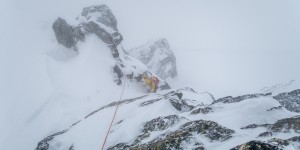 Beitragsbild des Blogbeitrags Chalausköpfe (3120m) – Ausbildung zum ÖAV Übungsleiter Skihochtouren