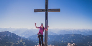 Beitragsbild des Blogbeitrags Gr. Bischofsmütze (2.454m): Höchster Gipfel im Gosaukamm