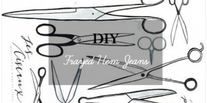 Beitragsbild des Blogbeitrags DIY - Frayed Hem Jeans 