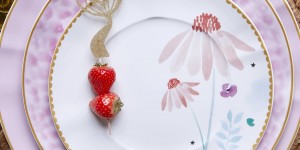 Beitragsbild des Blogbeitrags Florale Tischdeko | Mandarinen Cheescake