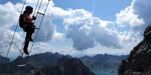Beitragsbild des Blogbeitrags Saulakopf Klettersteig – einer der Schönsten in Vorarlberg! 