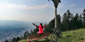 Beitragsbild des Blogbeitrags Mit dem E-Bike von Bregenz zur Lustenauer Hütte (Bregenzerwald)