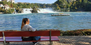 Beitragsbild des Blogbeitrags Der Rheinfall in der Schweiz – ein gewaltiges Naturschauspiel!