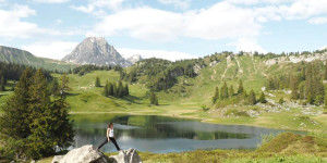 Beitragsbild des Blogbeitrags Der schönste Platz Österreichs – Wanderung zum Körbersee