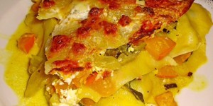 Beitragsbild des Blogbeitrags Mangols Kürbis Lasagne