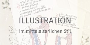 Beitragsbild des Blogbeitrags Illustration im mittelalterlichen Stil