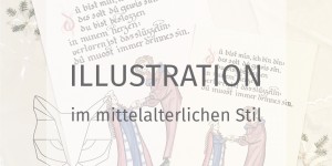 Beitragsbild des Blogbeitrags Illustration im mittelalterlichen Stil 