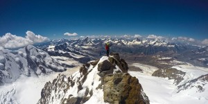 Beitragsbild des Blogbeitrags Dufourspitze : Vom Ortsplatz auf den höchsten Berg der Schweiz 