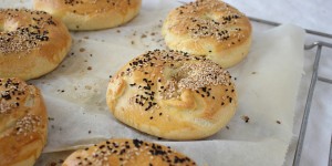 Beitragsbild des Blogbeitrags Bagels beim #synchronbacken