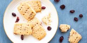 Beitragsbild des Blogbeitrags Cranberry Shortbread