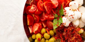 Beitragsbild des Blogbeitrags Vegetarischer Nudelsalat