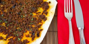 Beitragsbild des Blogbeitrags Türkische Pizza: Lahmacun