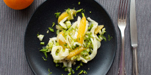 Beitragsbild des Blogbeitrags Fenchel Orangen Salat 