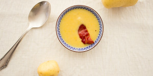 Beitragsbild des Blogbeitrags Kartoffelsuppe mit Mais