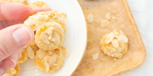 Beitragsbild des Blogbeitrags Sablés: Mandel-Plätzchen