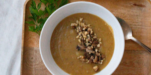 Beitragsbild des Blogbeitrags Kartoffelsuppe mit Champignons