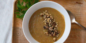 Beitragsbild des Blogbeitrags Kartoffelsuppe mit Champignons 