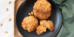 Beitragsbild des Blogbeitrags Erdnuss Cookies backen