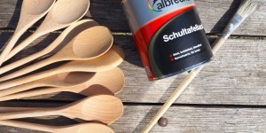 Beitragsbild des Blogbeitrags Pflanzenstecker mit Tafellack | easy peasy DIY