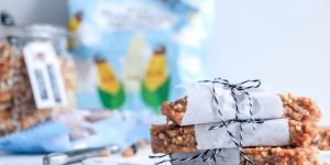 Beitragsbild des Blogbeitrags homemade Granola Bars | Snacks für unterwegs