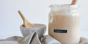 Beitragsbild des Blogbeitrags Sauerteig selbst ansetzten | Brotbacken mit Sauerteig