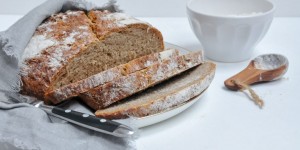 Beitragsbild des Blogbeitrags Sauerteigbrot selbst backen | mein Grundrezept