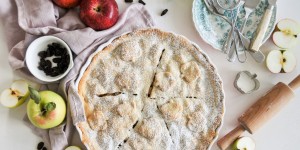 Beitragsbild des Blogbeitrags American Apple Pie | Rezept für gedeckten Apfelkuchen