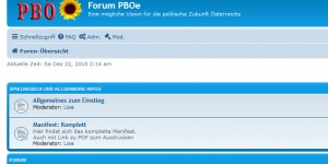 Beitragsbild des Blogbeitrags Manifest + Diskussions-Forum
