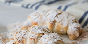 Beitragsbild des Blogbeitrags Marzipan Croissants