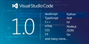 Beitragsbild des Blogbeitrags Visual Studio Code 1.0 ist da 