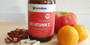 Beitragsbild des Blogbeitrags Fit für die kalte Jahreszeit mit dem BIO Vitamin C von Purabyo 