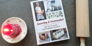 Beitragsbild des Blogbeitrags Buchtipp: Sauerteig & Wadenwickel – das 1×1 für einen nachhaltigen Haushalt