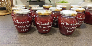 Beitragsbild des Blogbeitrags Weihnachtliche Marmelade – Mein Rezept