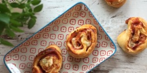 Beitragsbild des Blogbeitrags Pizzaschnecken