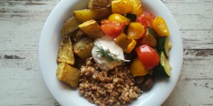 Beitragsbild des Blogbeitrags Neue Woche – neues Bio Packerl! + Grünkern Bowl