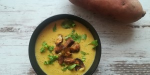Beitragsbild des Blogbeitrags Neue Woche – neues Bio Packerl + Süßkartoffel-Kürbiscremesuppe