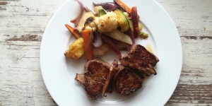 Beitragsbild des Blogbeitrags Schweine-Medaillons mit Gemüsespeckgröstl