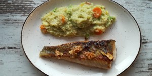 Beitragsbild des Blogbeitrags Zander – Couscous – Gemüse 