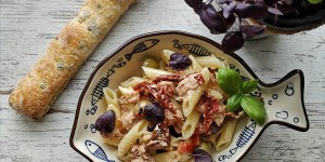 Beitragsbild des Blogbeitrags Thunfisch Nudelsalat