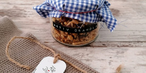 Beitragsbild des Blogbeitrags Aktiv – Granola Macht sich auch toll aus kleines Mitbringsel :-) 